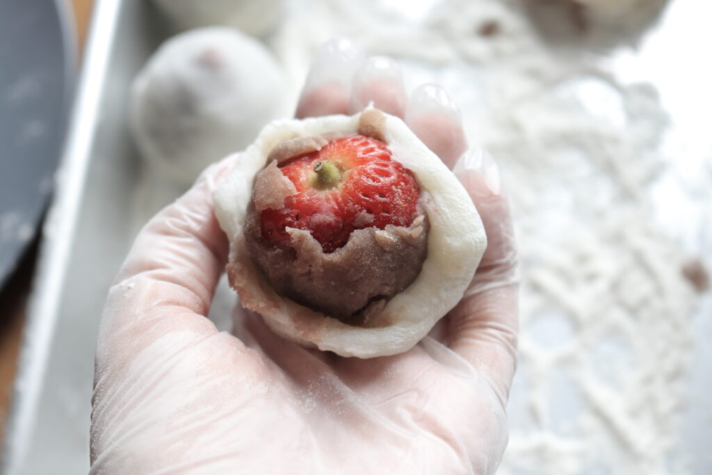 日式草莓大福 x 【貝克街】零基礎(四)甜點線上課程體驗